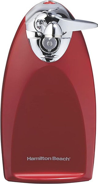 Hamilton Beach Electric Automatic Can Opener with Auto Shutoff, Knife Sharpener, Cord Storage, and SureCut Patented Technology