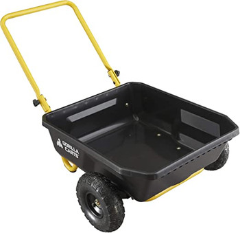 Gorilla Carts GCR-4 4 Cu. Ft, 300-pound Capacity, Poly Yard Cart #1