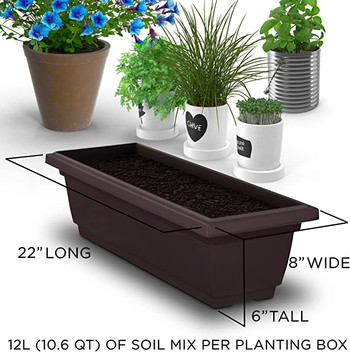 4Ft Vertical Raised Garden Bed - 5 Tier Food Safe Planter Box for Outdoor #3