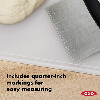 OXO Good Grips Stainless Steel Scraper & Chopper,Silver/Black #2