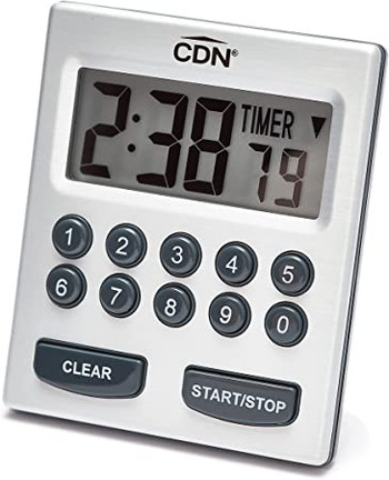 CDN TM30 Direct Entry 2-Alarm Timer-Alarm Sounds or Vibrates - 1 count #0