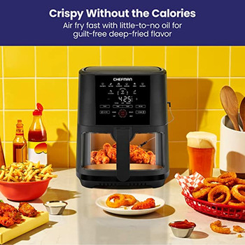 CHEFMAN 5-Quart Digital Air Fryer with Temperature Probe #1