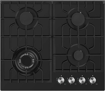 Empava 24 in. Gas Stove Cooktop 4 Italy Sabaf Sealed Burners NG/LPG Convertible Tempered Glass #3