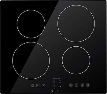 Empava 24" Stove Power Boost Vitro Ceramic Black Electric Induction Cooktop #1