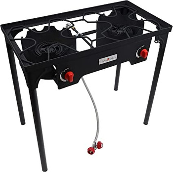 Gas One Propane Double Burner Two Burner Camp Stove Outdoor High Pressure Propane #0