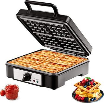 VEVOR Waffle Maker, 4 Slices per Batch #0