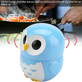 Cute Owl Shape Kitchen Timer #2