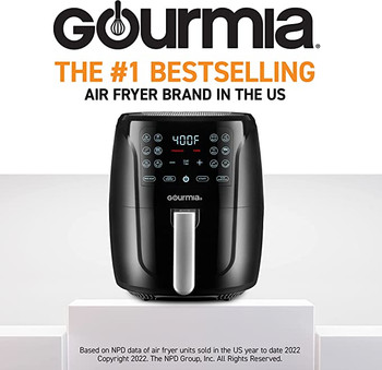 Gourmia Air Fryer Oven Digital Display 6 Quart Large AirFryer Cooker #3