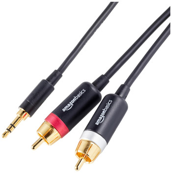 AmazonBasics 3.5mm to 2-Male RCA Adapter cable - 4 feet #2