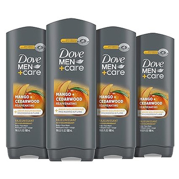 DOVE MEN + CARE Body Wash Rejuvenating Mango + Cedarwood 4 Count for Men #2