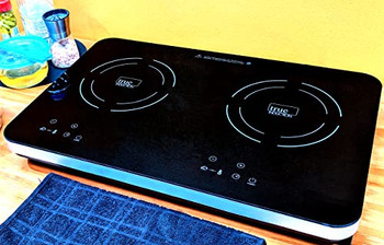 True Induction TI-2C Cooktop, Double Burner, Energy Efficient, Black #2