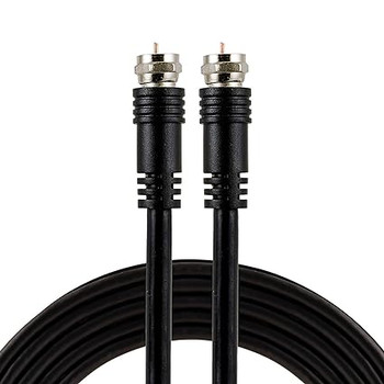 GE RG6 Coaxial Cable, 100 ft. F-Type Connectors, Double Shielded Coax #1