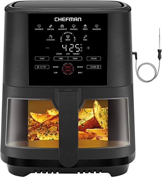 CHEFMAN 5-Quart Digital Air Fryer with Temperature Probe