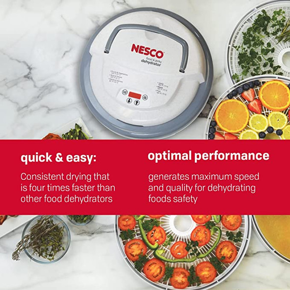 Nesco FD-79 Snackmaster Pro Digital Food Dehydrator for Snacks