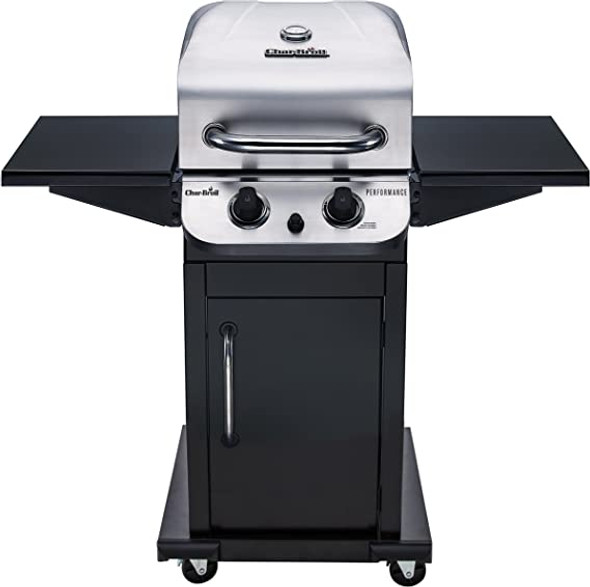 Char-Broil 463673519 Performance Series 2-Burner Cabinet Liquid Propane Gas Grill