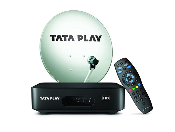 Tata Play HD Set Top Box Connection with 1 Month Basic Package and Free Installation