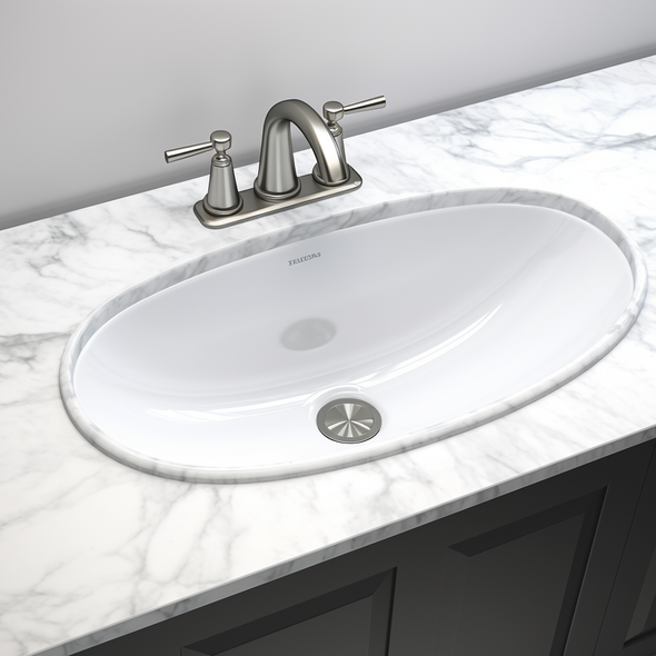 Speakman Westmere B-1000 Oval Undermount Sink, vitreous china