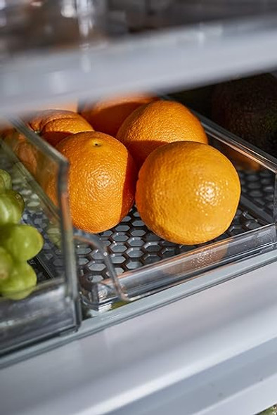 Spectrum Diversified Hexa in-Fridge Small Refrigerator Bin for Storage and Organization of Fruit Vegetables Produce and More