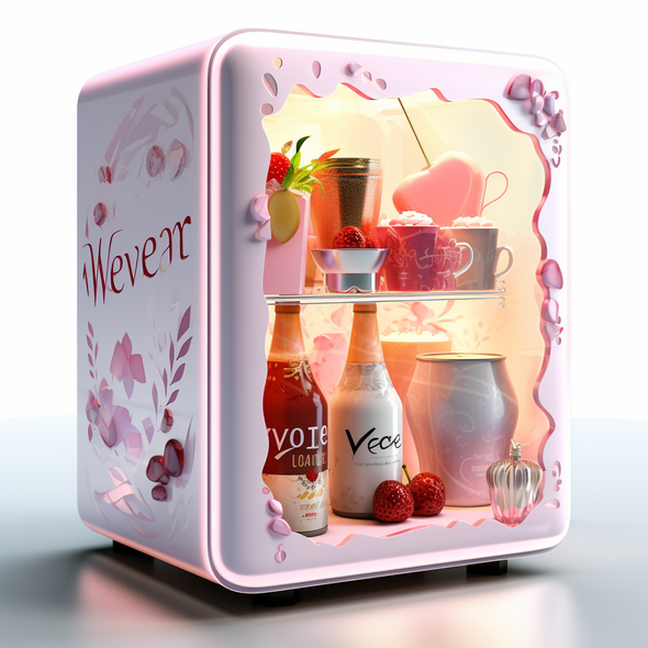 VEVOR Mini Skin Care Fridge, 4 L/6 Can Cute Makeup Fridge for Cosmetics Beverage Fruit Milk