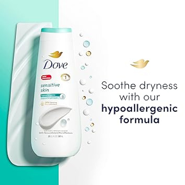 Dove Body Wash Sensitive Skin 4 Count Hypoallergenic