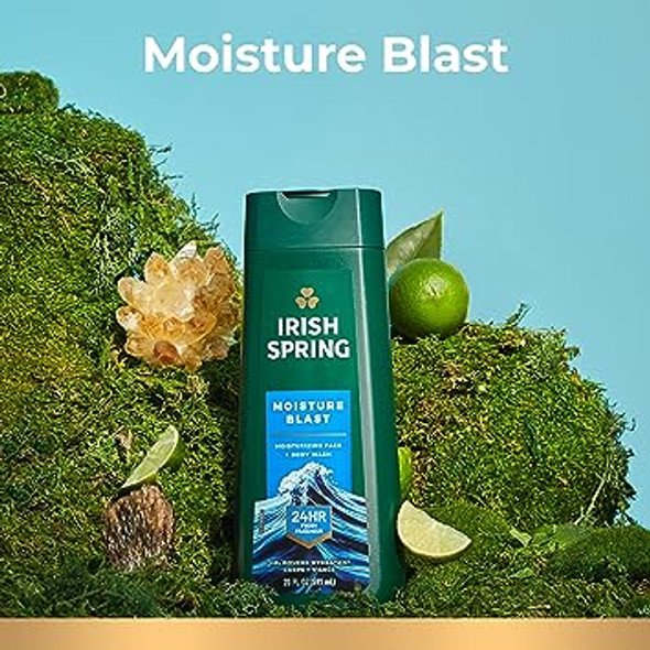 Irish Spring Moisture Blast Body Wash for Men