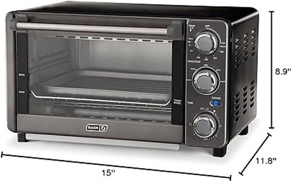 Dash Express Countertop Toaster Oven with Quartz Technology