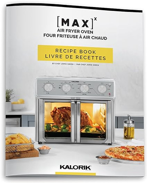 Kalorik MAXX® Air Fryer Oven, 26 Quart 9-in-1 Countertop Toaster Oven and Air Fryer Combo - Fry, Bake, Roast, Rotisserie