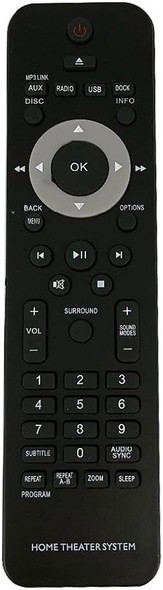IR REMOTR Replacement for Philips Home Theater System LCD TV Remote Control for HTS8100 hts8140 HTS6515