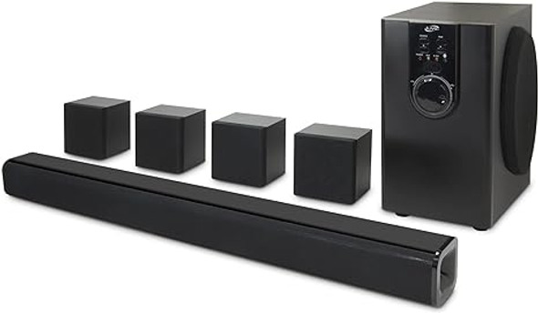 iLive 5.1 Home Theater System with Bluetooth, 6 Surround Speakers
