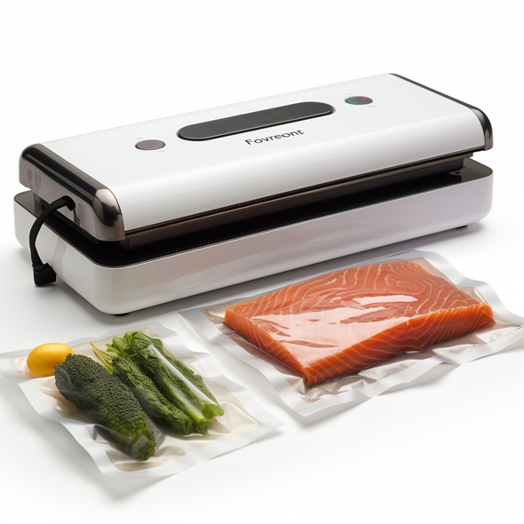 FoodSaver Vacuum Sealer Machine with Sealer Bags and Roll, Bag Storage, Cutter Bar, and Handheld Vacuum Sealer
