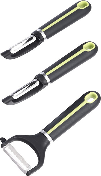 Amazon Basics 3-Piece Peeler Set