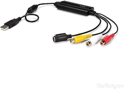 StarTech.com USB Video Capture Adapter Cable - S-Video/Composite to USB 2.0