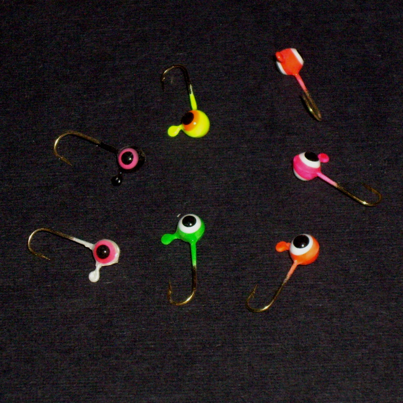 Roundhead Jig (1/32 oz - #6 Hook) - 12 Pack - Chartruse