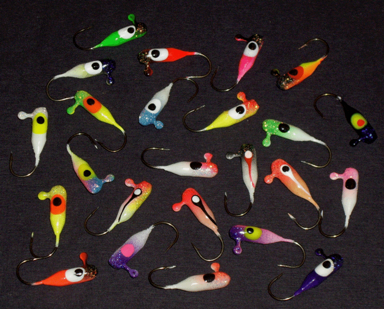 Glitter Tube/Steelhead Kit - 24pcs (SAVE $5.36) ***NEW COLORS WITH GLITTER***  - Jammin Jigs