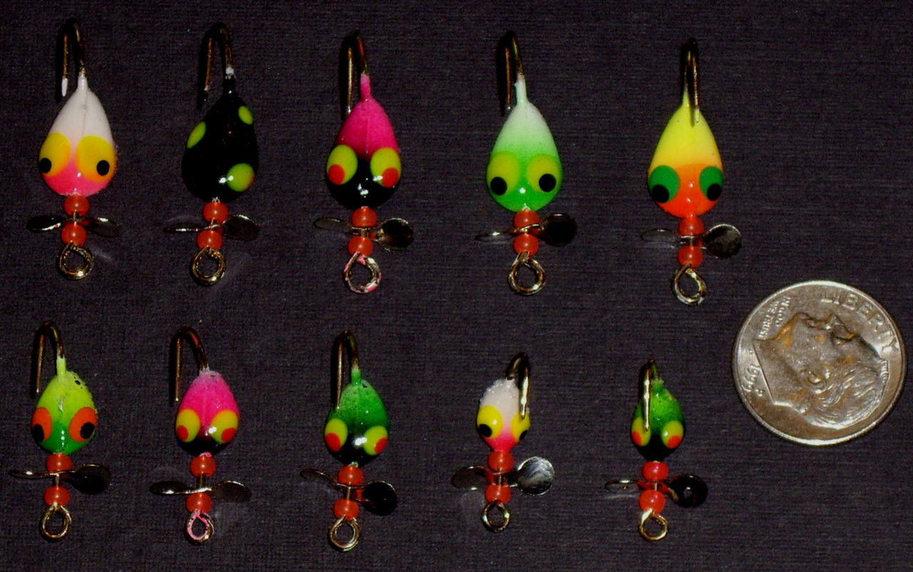 Kit De 120 Appâts De Pêche Pour Crappie Et Panfish