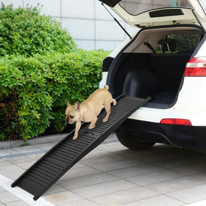  Dog Ramp Black Plastic Folding Foldable Dog Ramp Rectangular A949-152231