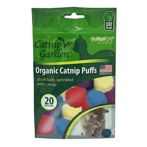 MULTIPET Catnip Garden Catnip Puffs 20ct. Bag N274-KW01MP20560