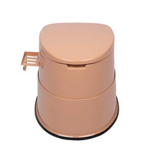 Portable Toilet with Non-slip Mat Brown T575-S0671298120