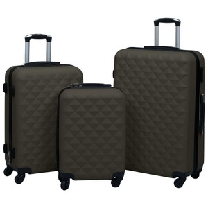 Hardcase Trolley Set 3 pcs Anthracite ABS A949-92417