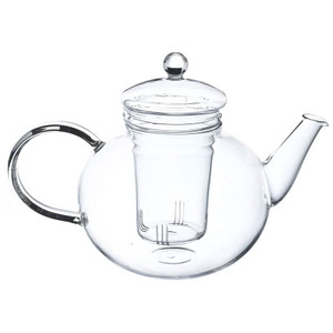 Borosilicate Glass 1.32 Quart Teapot with Removable Infuser Q280-GMTSCI1859381