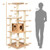 7-Layer Wooden Cat Tree Tall Cat Tower with Sisal Posts and Condo-Natural - Color: Natural D681-PS7431