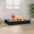  Dog Bed Black Solid pine wood 28.1 x 21.3 x 3.5 in Durable A949-820860