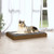  Dog Bed Honey Brown Solid Pine Wood 36.0 x 25.2 x 3.5 in Simple A949-820864