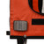  Pet Bike Trailer Orange and Black Oxford Fabric, Iron, PVC Small A949-93886