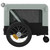  Pet Bike Trailer Grey and Black Oxford Fabric, Iron, PVC Medium A949-93944