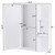 White Bathroom Wall Mounted Medicine Cabinet with Storage Shelves Q280-TBWCKW1538741