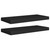  Wall Shelf Set of 2 Black Honeycomb MDF, metal Medium A949-323833