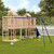  Outdoor Playset Natural Wood Solid Pine Wood Large A949-3156889