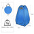 1-2 Person Portable Pop Up Toilet Shower Tent Changing Room Dressing Tent Camping Shelter Blue T575-S0671275968