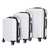 3-in-1 Multifunctional Large Capacity Traveling Storage Suitcase White T575-S0671367540